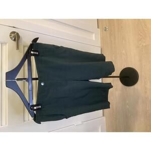 ANNIKA Cutter Buck Dark Green Knee Length Golf Shorts Sporty Athletic 10